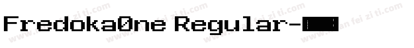 Fredoka0ne Regular字体转换